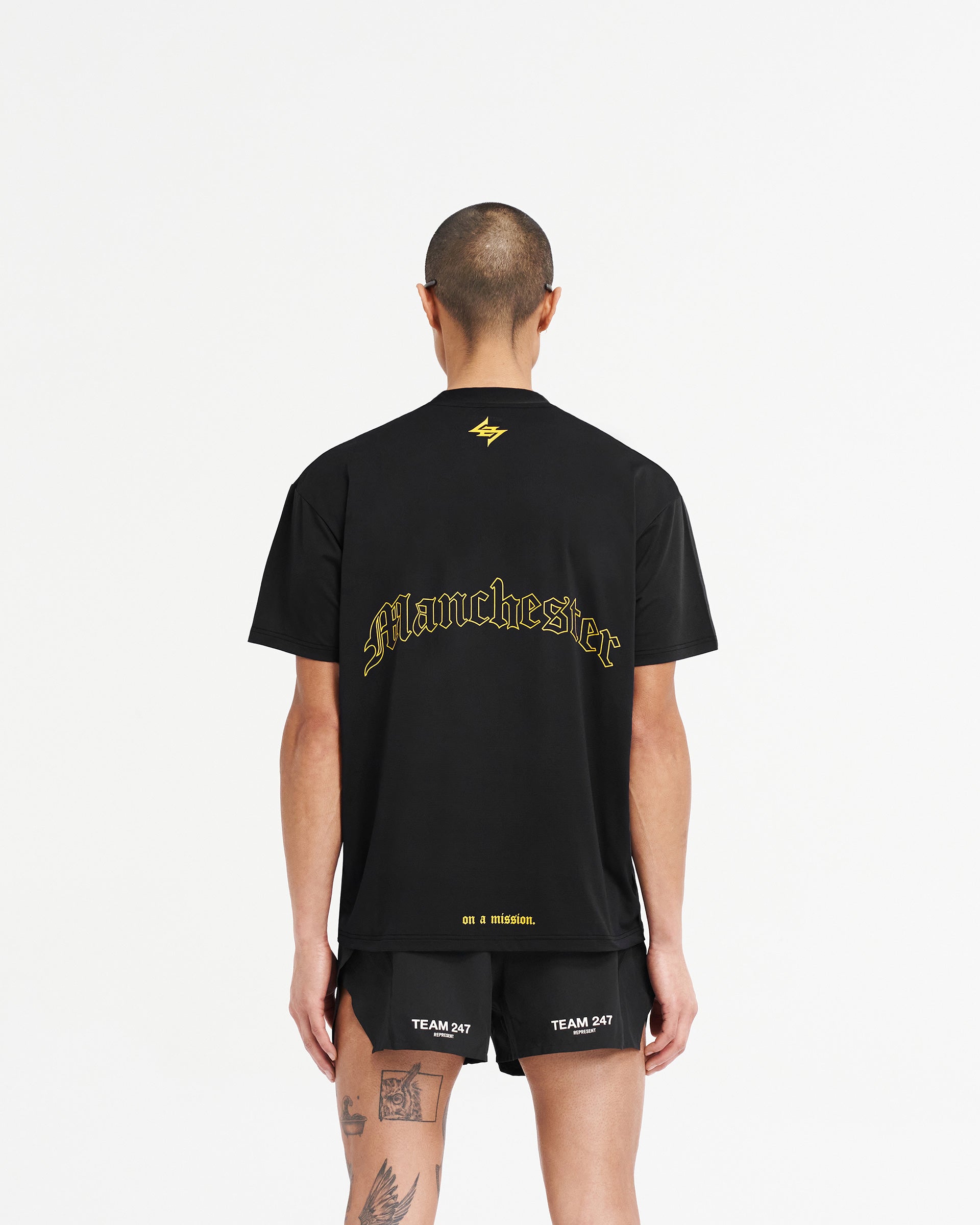 247 Manchester Marathon Oversized T-Shirt - Black